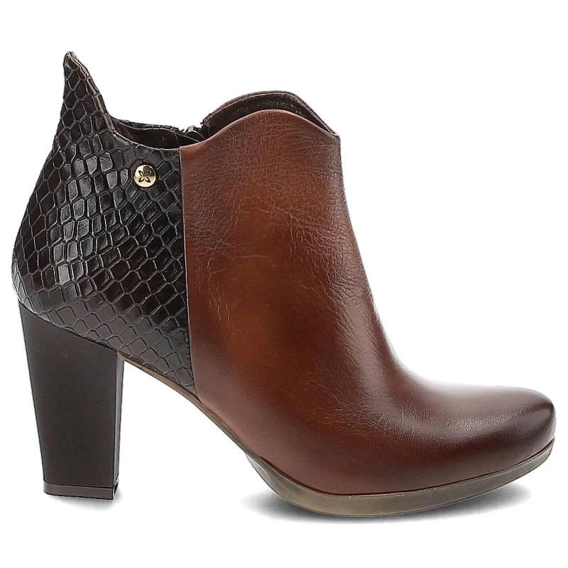 Botine MACIEJKA - 02170-02/00-3 Maroowy