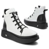 Botine ARTIKER - 55C0812 Biały/Czarny