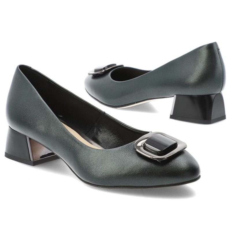 Pantofi Cu Toc ARMODO - 1650 Zielony 3091