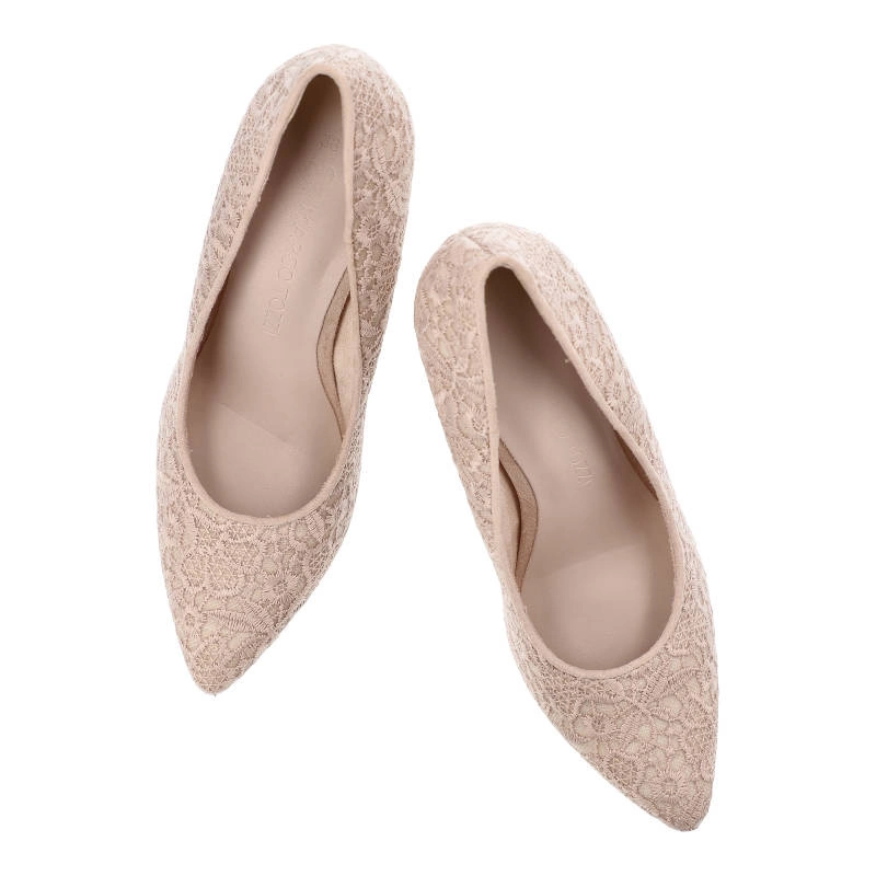Pantofi cu toc MARCO TOZZI - 2-22405-20 580 Powder Macrame